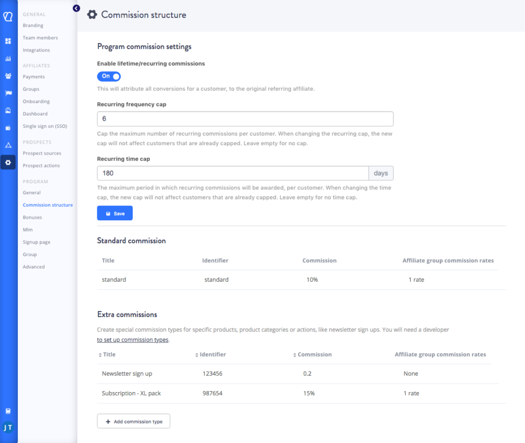 Affiliate Commissions