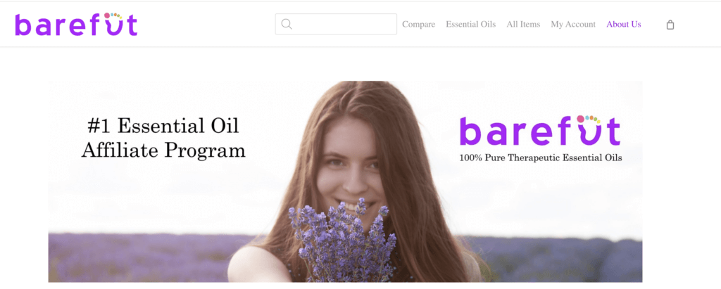 Barefut affiliate program page