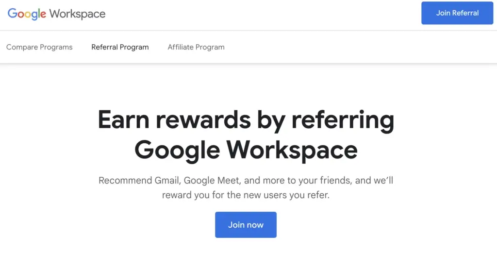 google workspace referral program