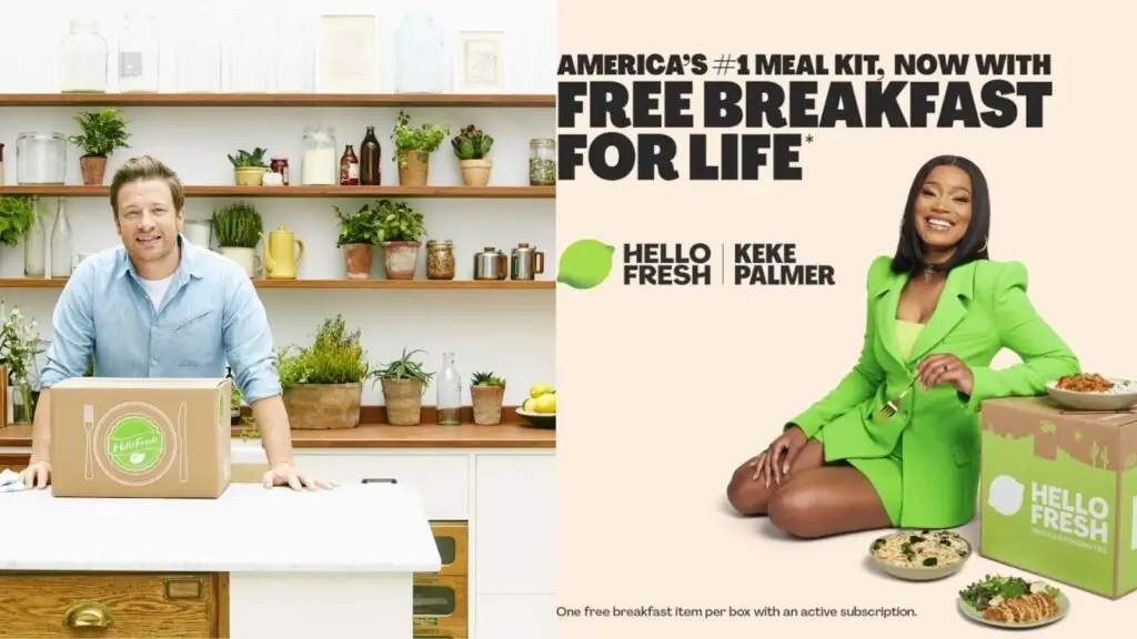 Affiliate Partnerships Example: Hello Fresh