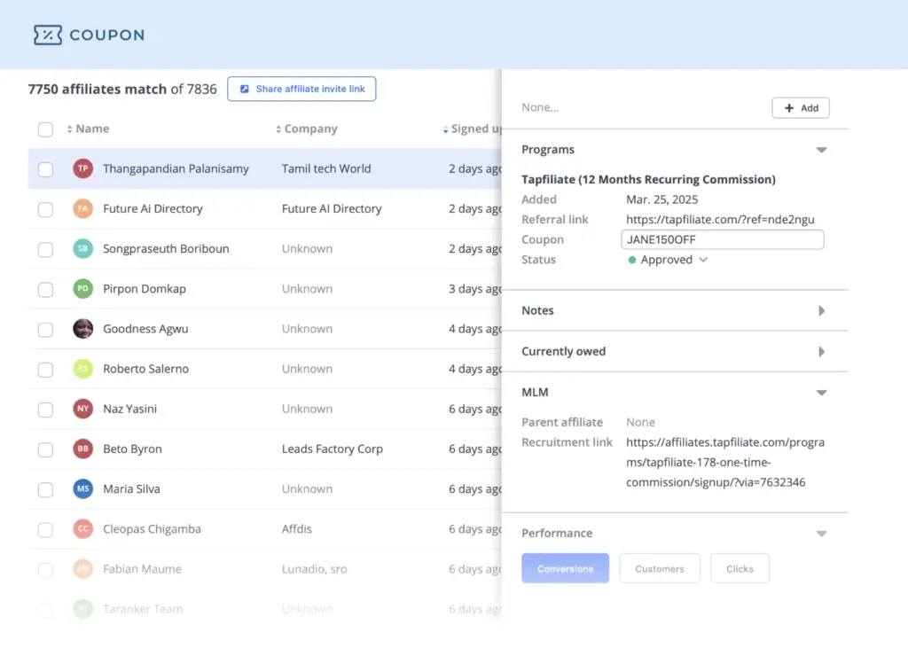 Tracking and attribution