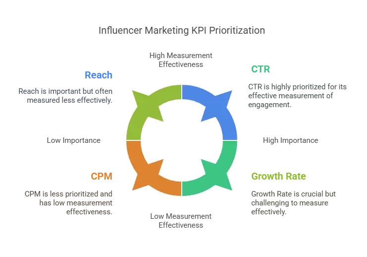 Influencer Marketing KPI prioritization