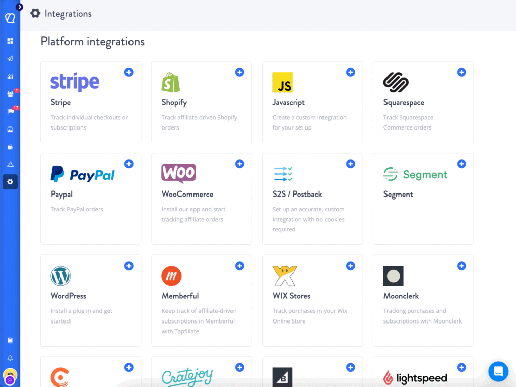 Effective affiliate program management: quick integrations