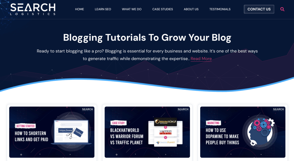 Search Logistics blog