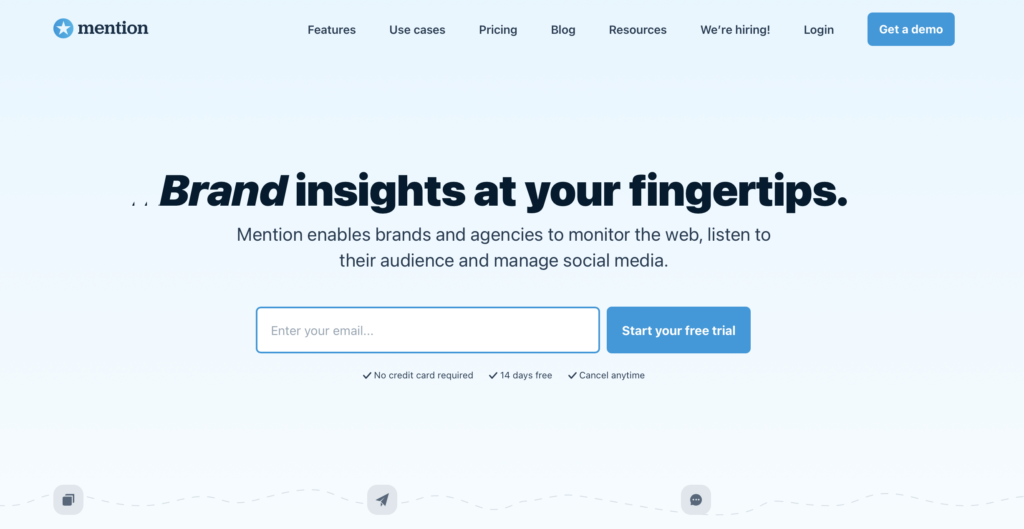 Mention brand monitoring