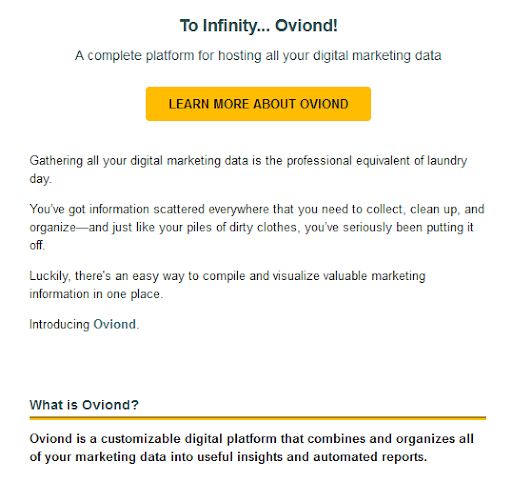 Example of Appsumo marketing campaign for Ovoid