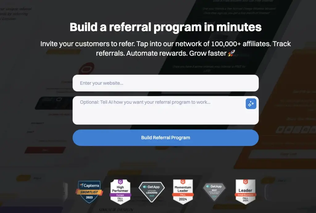 Referral program software: InviteReferrals