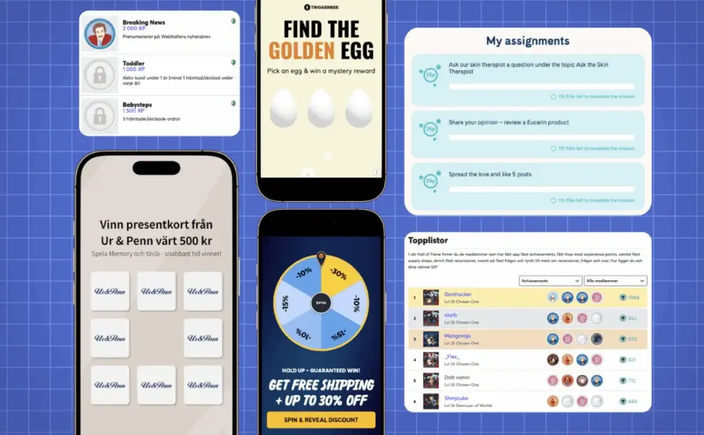 Referral program gamification