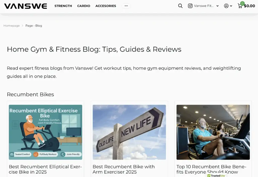 Blog  referral content example