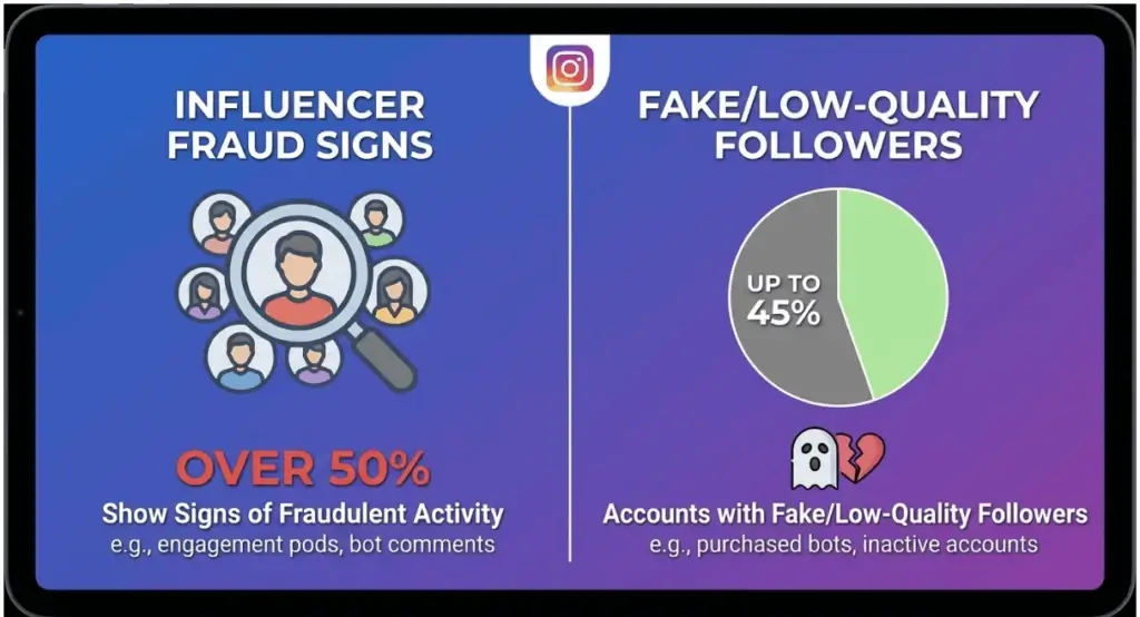 Influencer Fraud Signs
