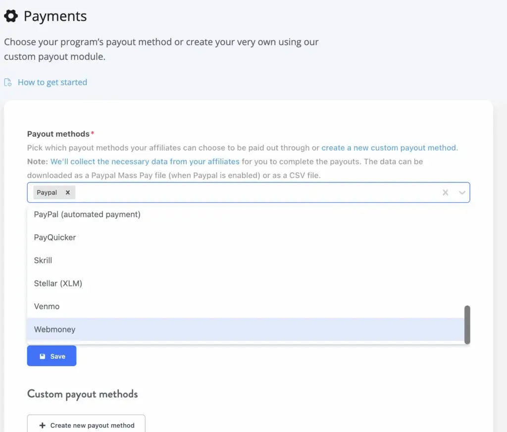 Influencer payment methods
