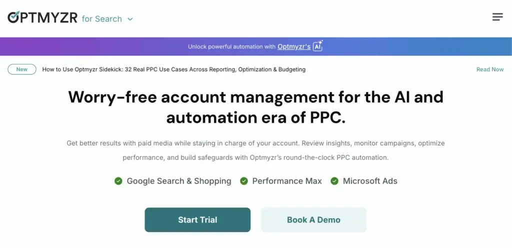 Optmyzr success story with Tapfiliate