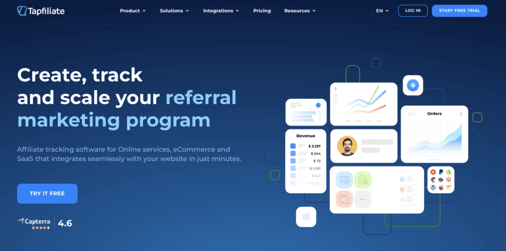 Tapfiliate: Run Referral Program