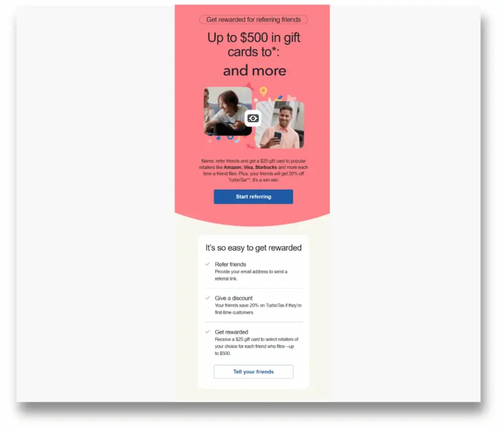 TurboTax referral offer