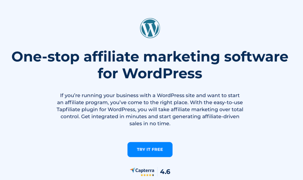 Word Press integration with Tapfiliate